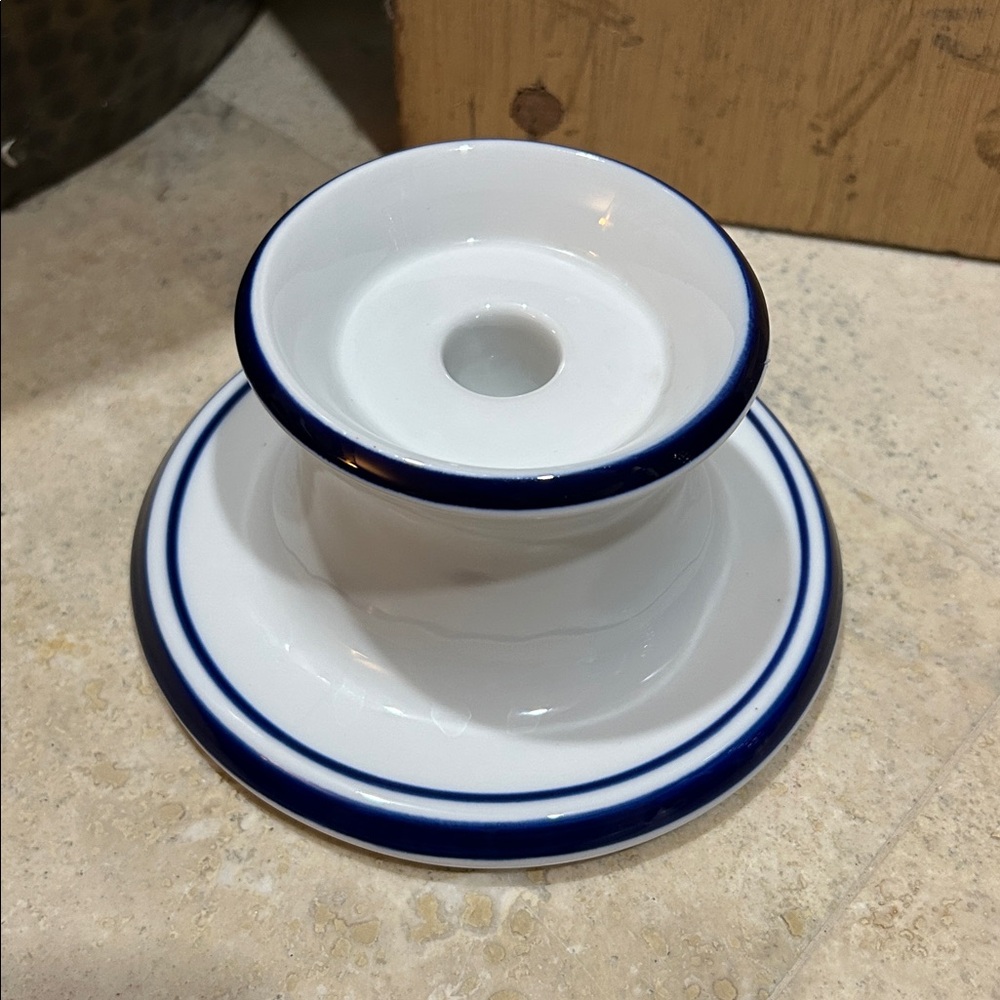 Dansk Christianshavn Blue candle holder